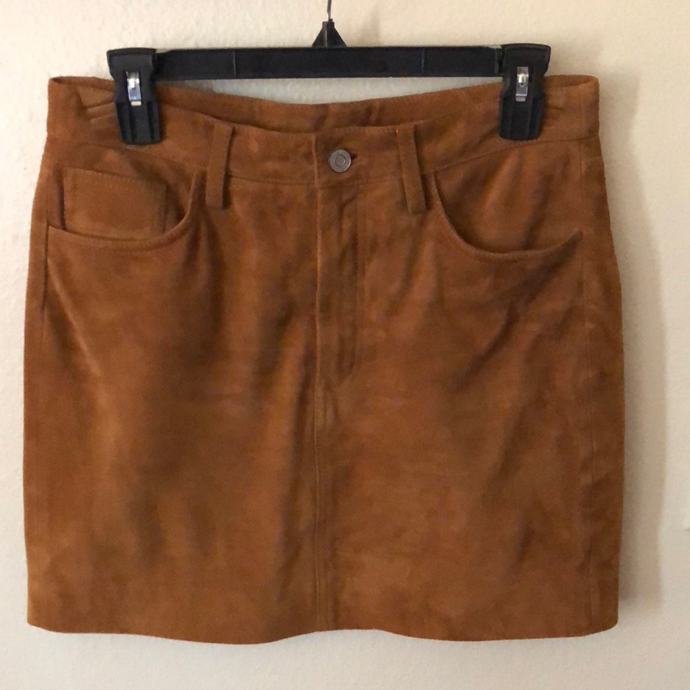 Lucky Brand Suede Skirt size 26 never worn